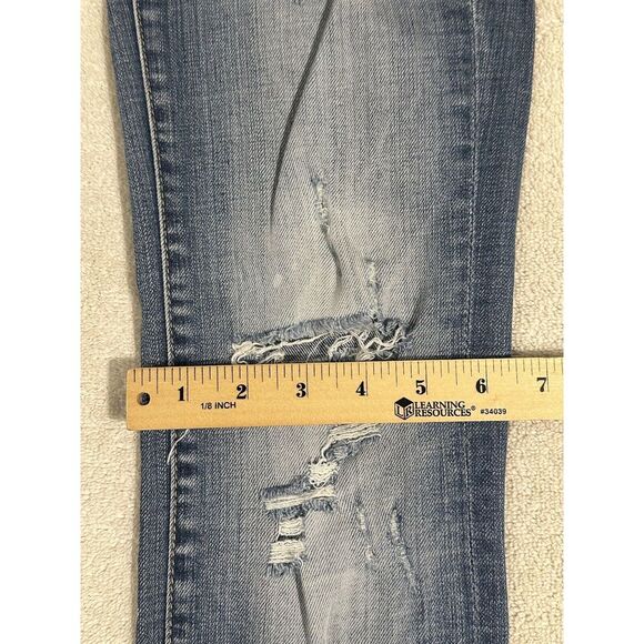 Blank NYC Womens Size 25 Boyfriend Distressed Blue Jeans Stretch Flavor Savor‎ - Picture 15 of 16